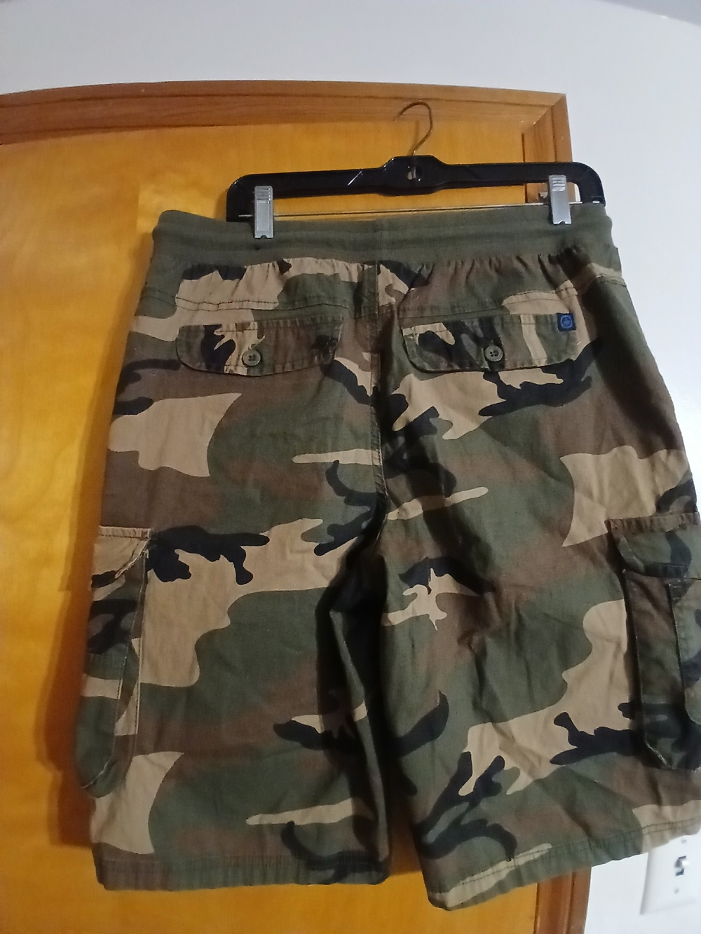 Men's Camo Cargo Shorts - Green Woodland